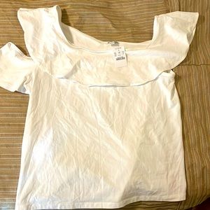 J Crew one shoulder tee